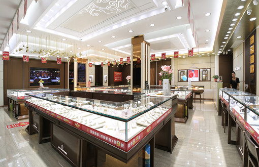 Stainless steel jewelry display cabinet